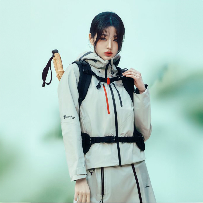 【EIDER】女HERITAGE 3L GTX防水外套/25EDWP25731-[淺灰、碳灰]
