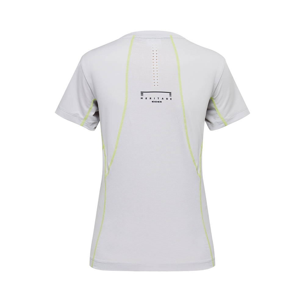 【EIDER】女HERITAGE快乾短袖上衣/25EDWM25231-[淺灰、經典黑]