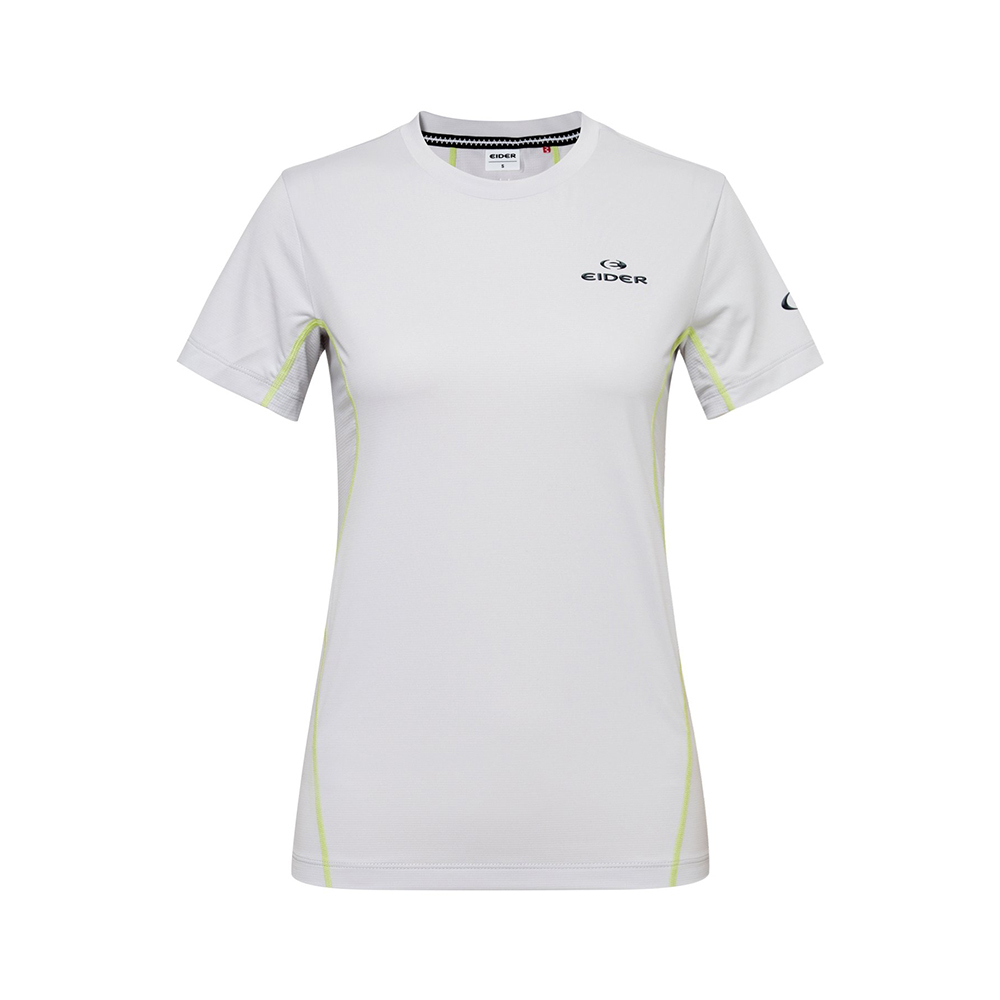 【EIDER】女HERITAGE快乾短袖上衣/25EDWM25231-[淺灰、經典黑]