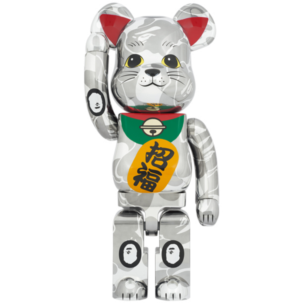 BAPE(R) 招き猫 銀メッキ／達磨 金メッキ／獅子舞 100％ & 400％ 6PCS / 1000% BE@RBRICK