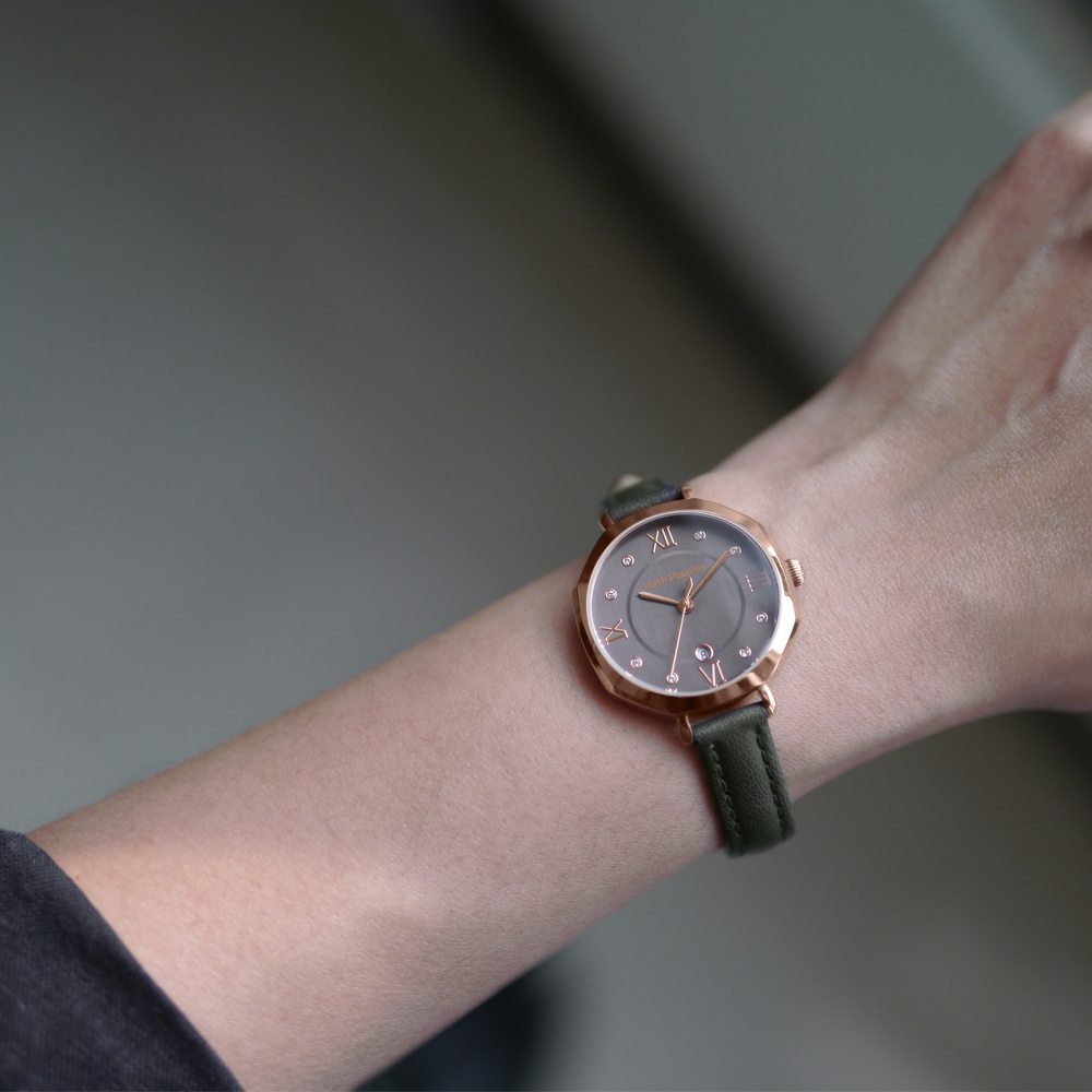 Signature 晶鑽羅馬八角女錶