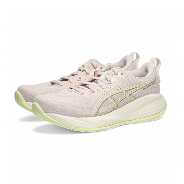 ASICS 慢跑鞋 GEL-CUMULUS 27 淡粉綠 緩衝 運動鞋 女 1012B772250