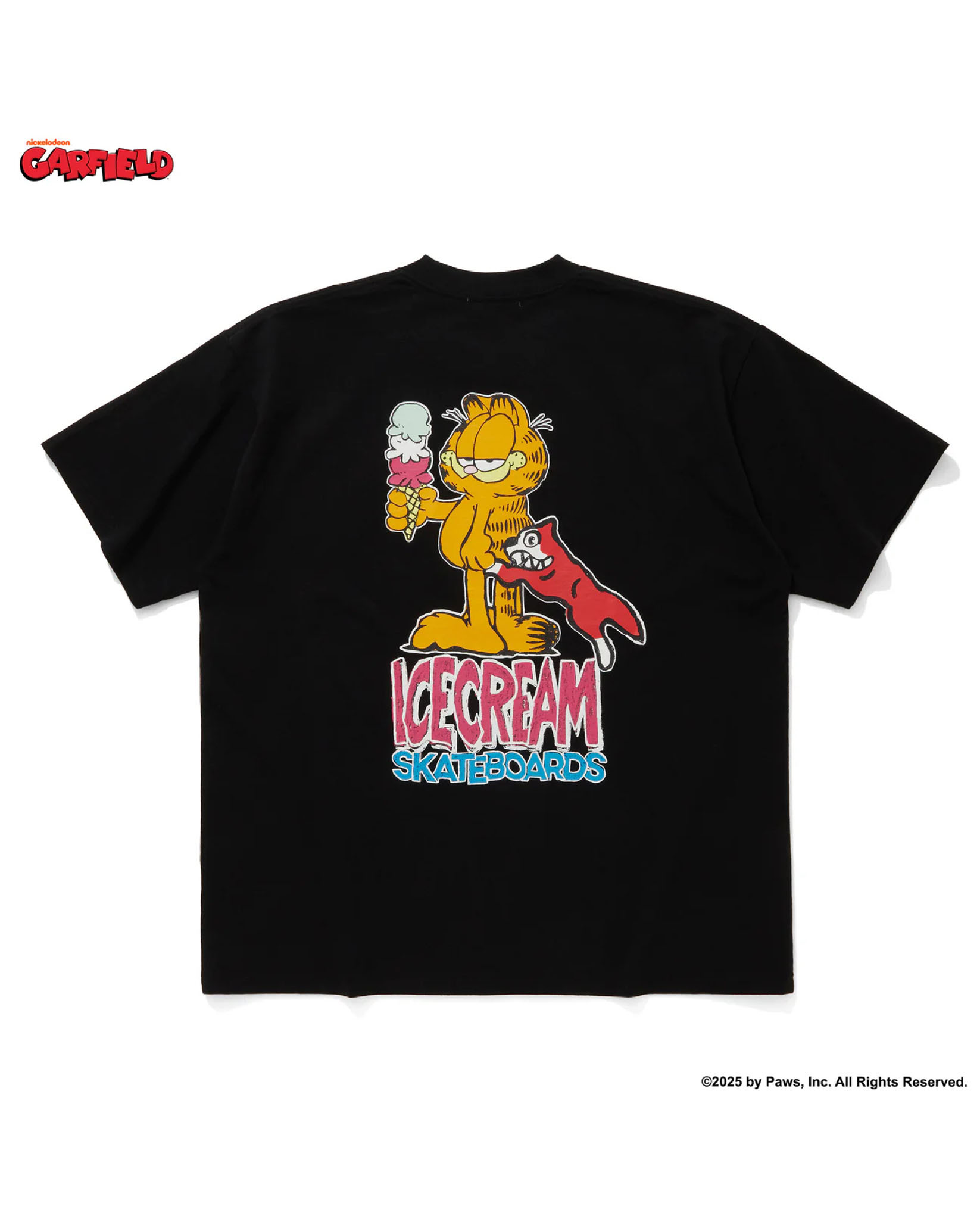 ICECREAM X GARFIELD T-SHIRT SKATEBOARDS SS TEE
