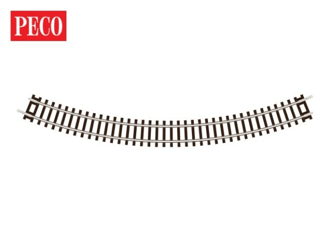 Peco ST1252 TT規 C55 R2 45度 彎軌.4條