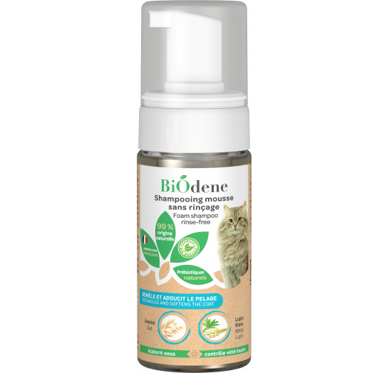 Francodex BiOdene Foam Shampoo Rince-Free For Cats 125ml
