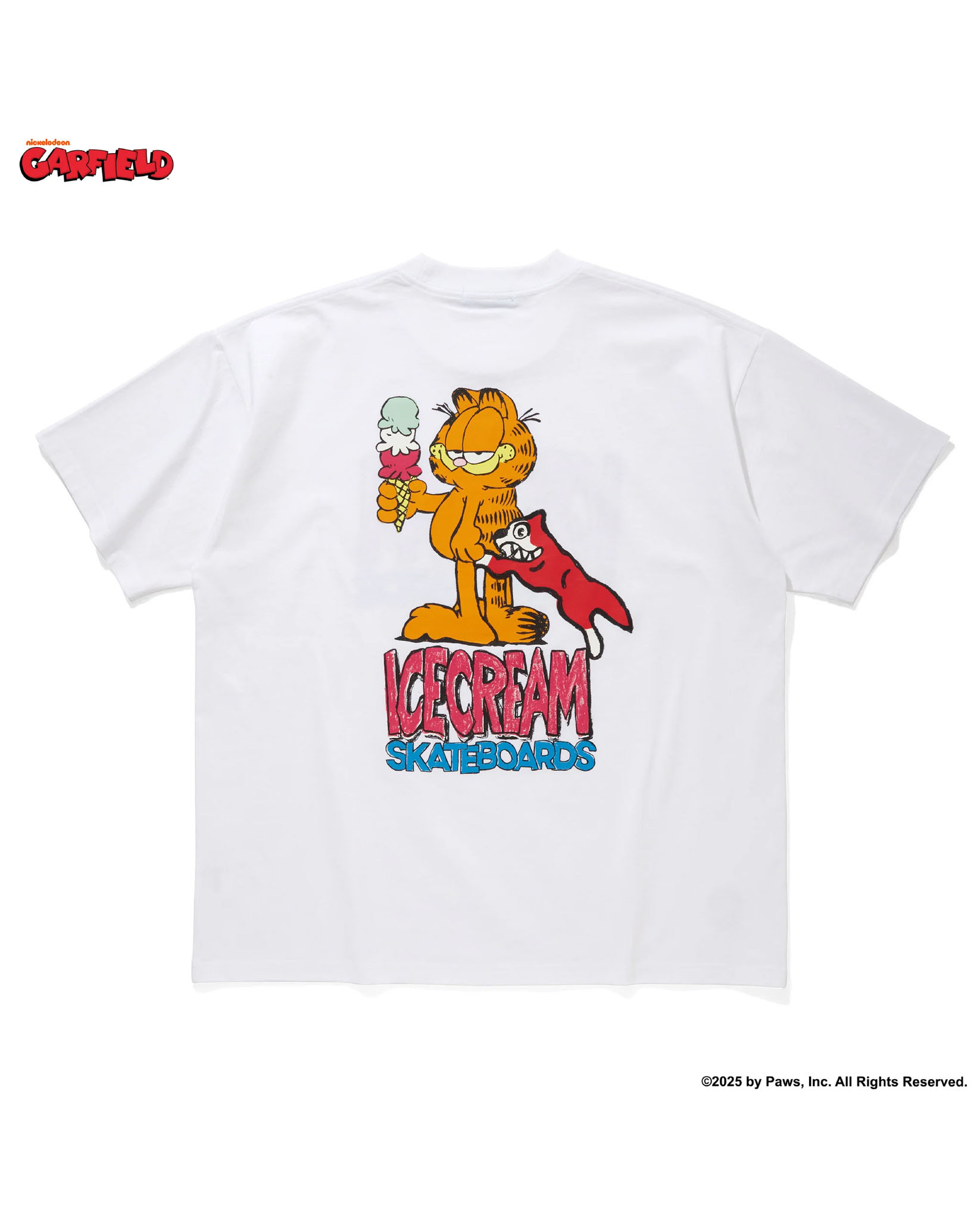 ICECREAM X GARFIELD T-SHIRT SKATEBOARDS SS TEE