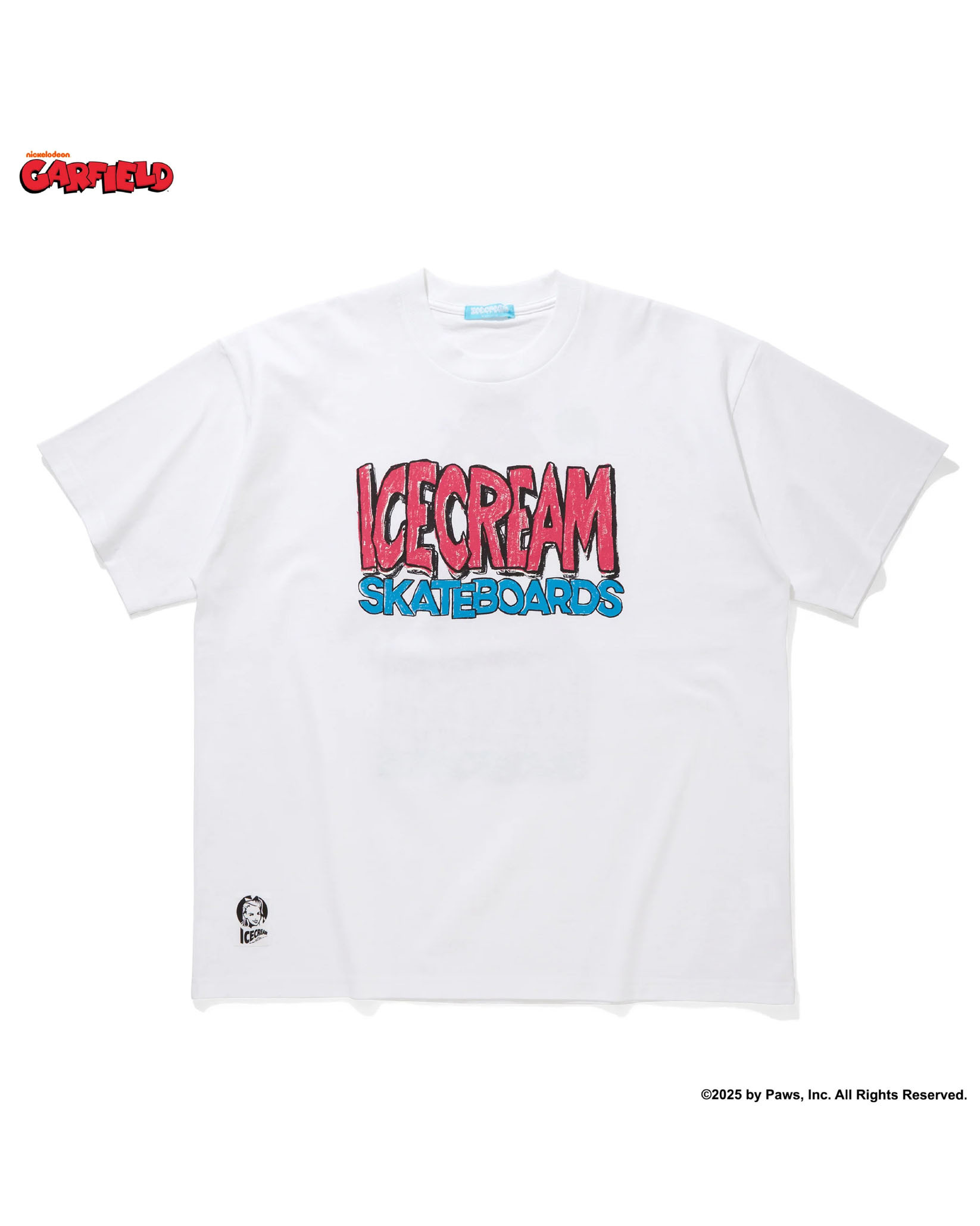 ICECREAM X GARFIELD T-SHIRT SKATEBOARDS SS TEE