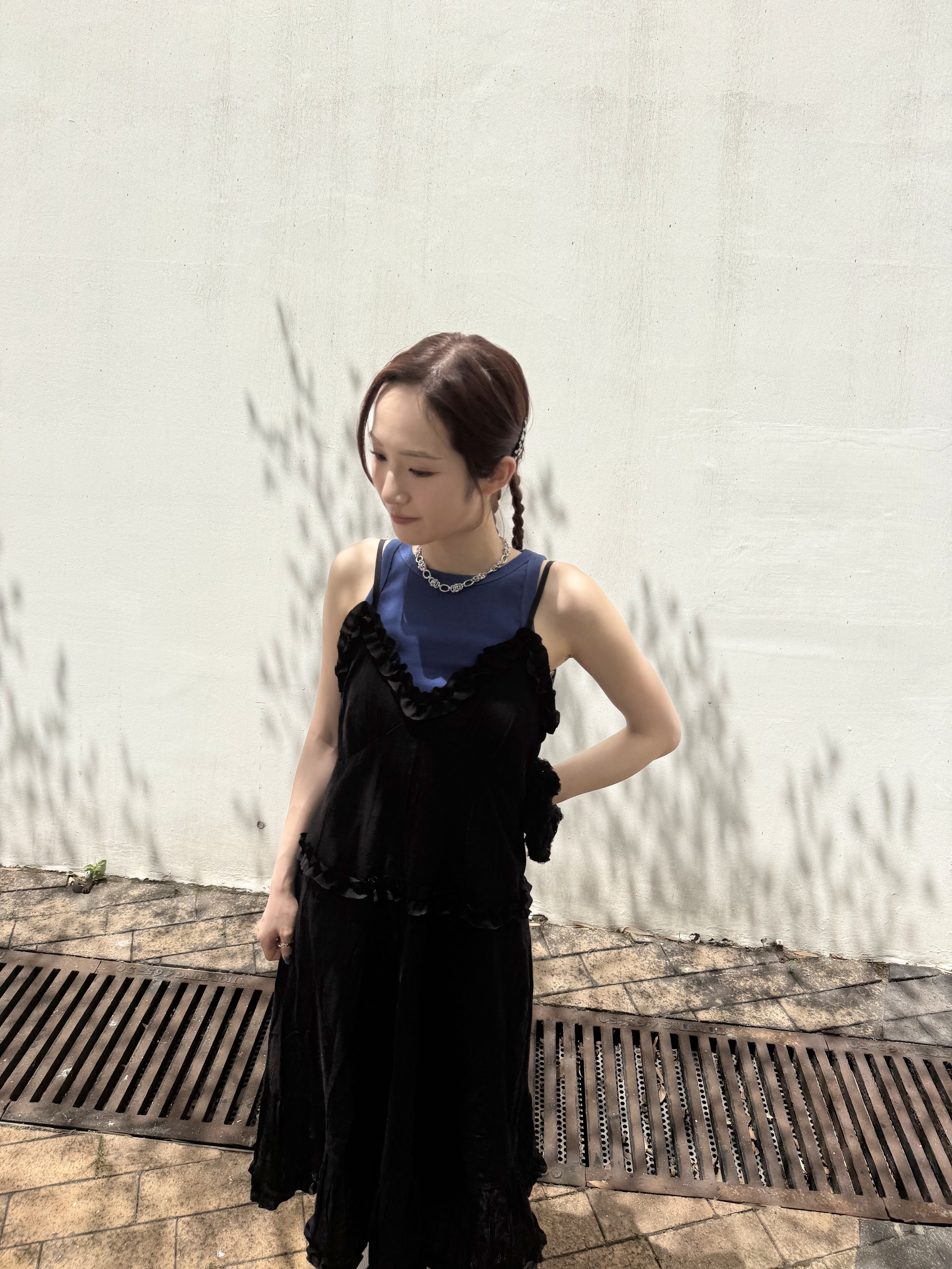 薄針織幼肩背心