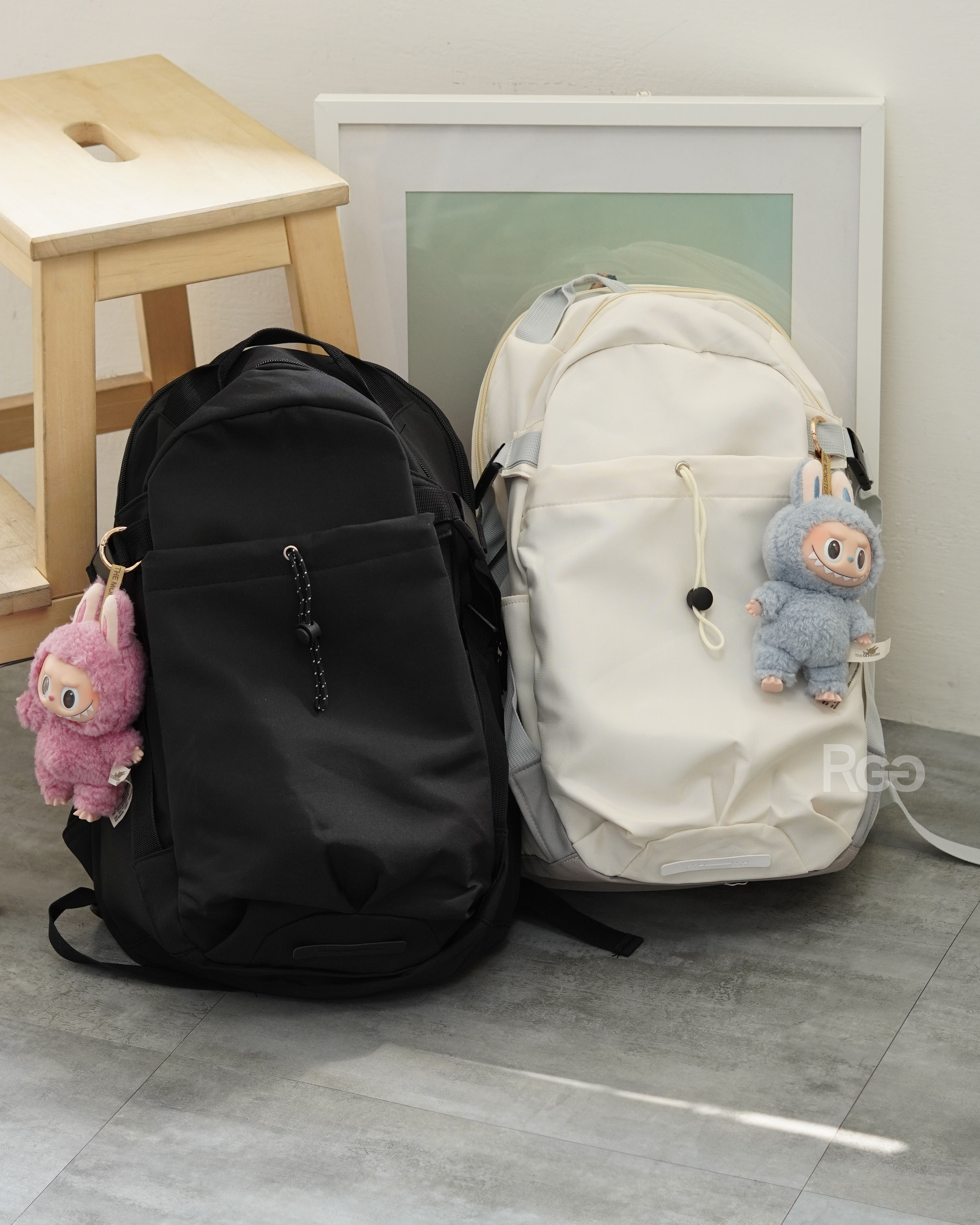 輕量機能束口夾層後背包