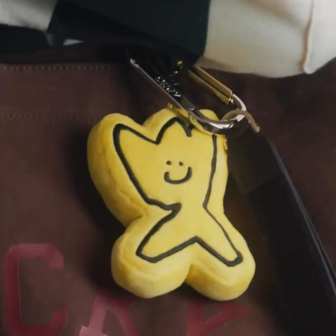 韓國 Wacky Willy 小黃人 小黑人 微笑帽T 吊飾 鑰匙圈 包包掛飾