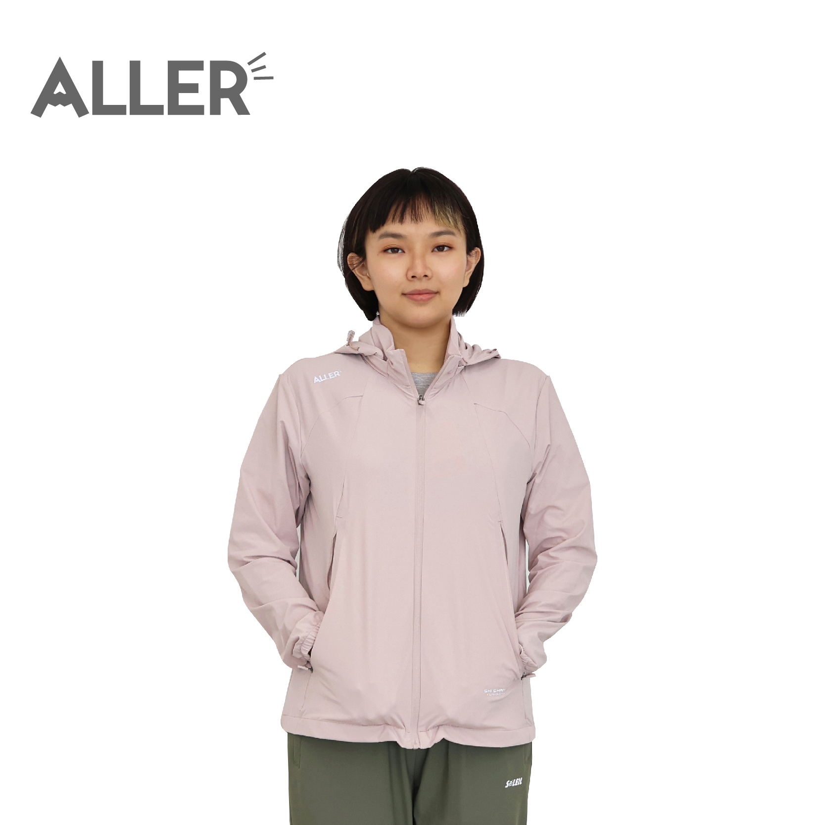ALLER 風沙卡防曬外套 女款 (3色) 透氣/彈性/連帽/旅遊 14AL8688B