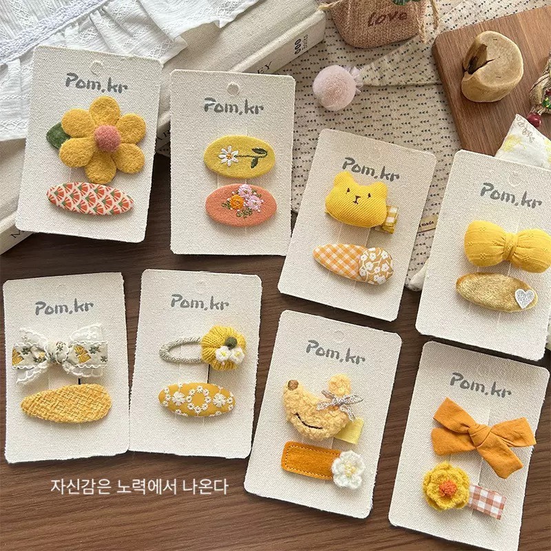 夏日繽紛髮夾組