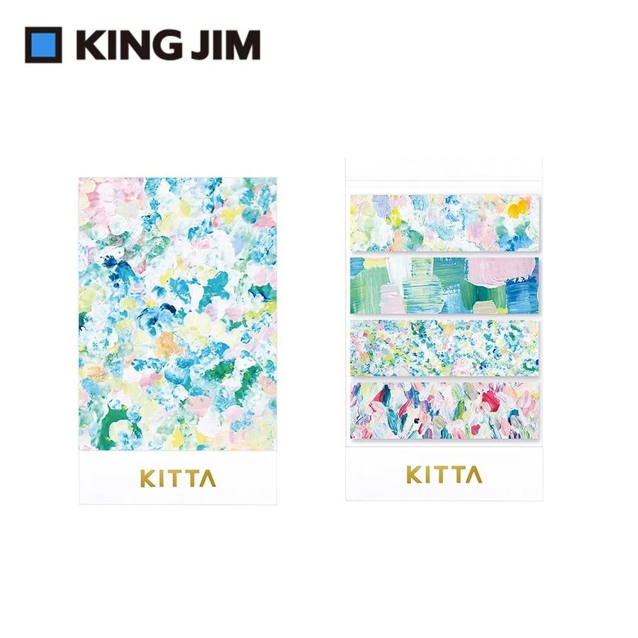 KITTA 和紙膠帶 夏季(smanim設計款) 隨身攜帶和紙膠帶｜KING JIM 日本