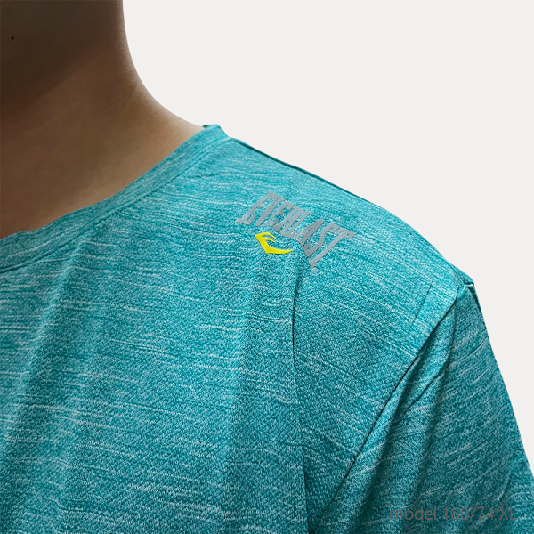 EVERLAST 短T 湖水綠 小LOGO 快速排汗 短袖 男 4221107071