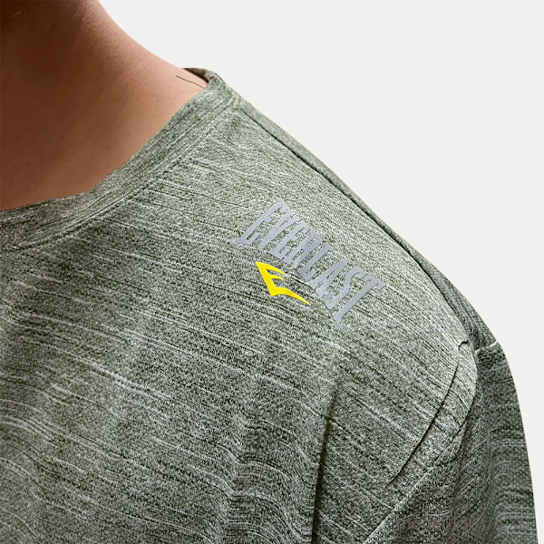 EVERLAST 短T 草綠 小LOGO 快速排汗 短袖 男 4221107072