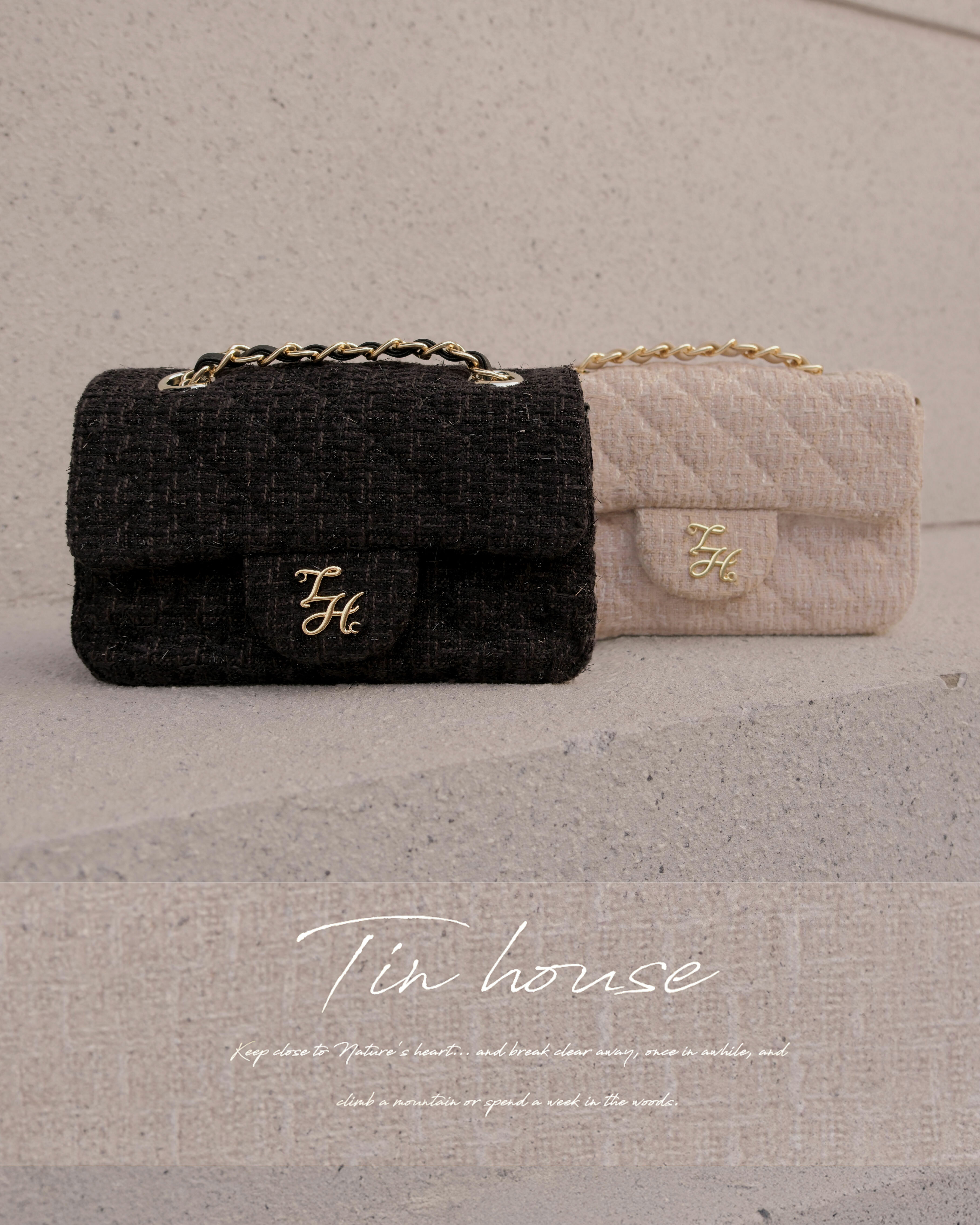 訂製-甜美編織小香風鏈條包