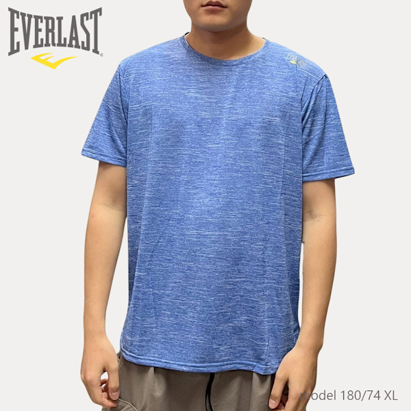 EVERLAST 短T 水藍色 小LOGO 快速排汗 短袖 男 4221107082