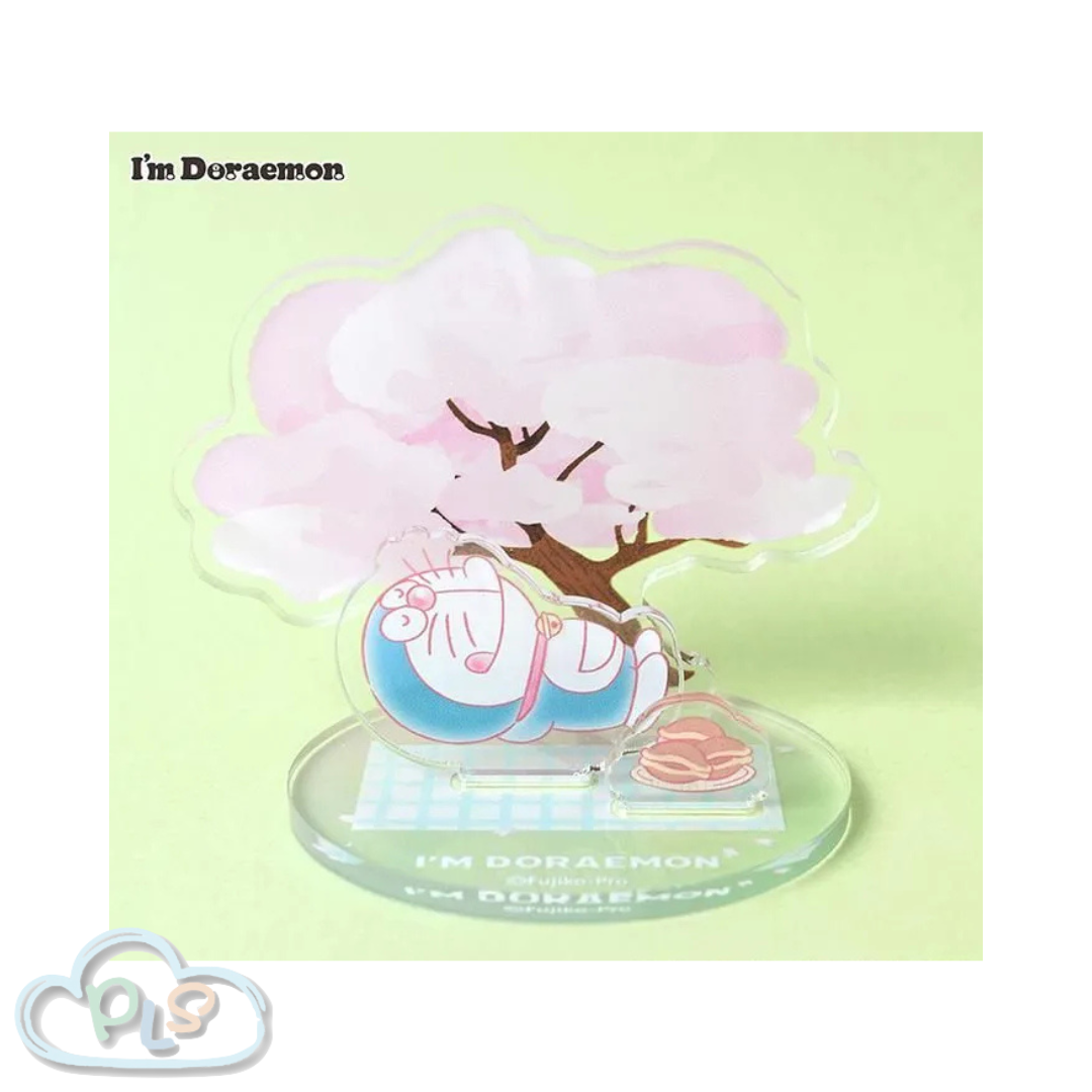 現貨 日本製 亞加力櫻花季節限定版支架 I’m Doraemon Flowering #72043