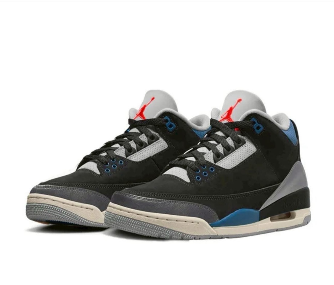Air Jordan 3 OG Retro ”Rare Air“ 黑灰藍 紅字勾 26~29CM $5180