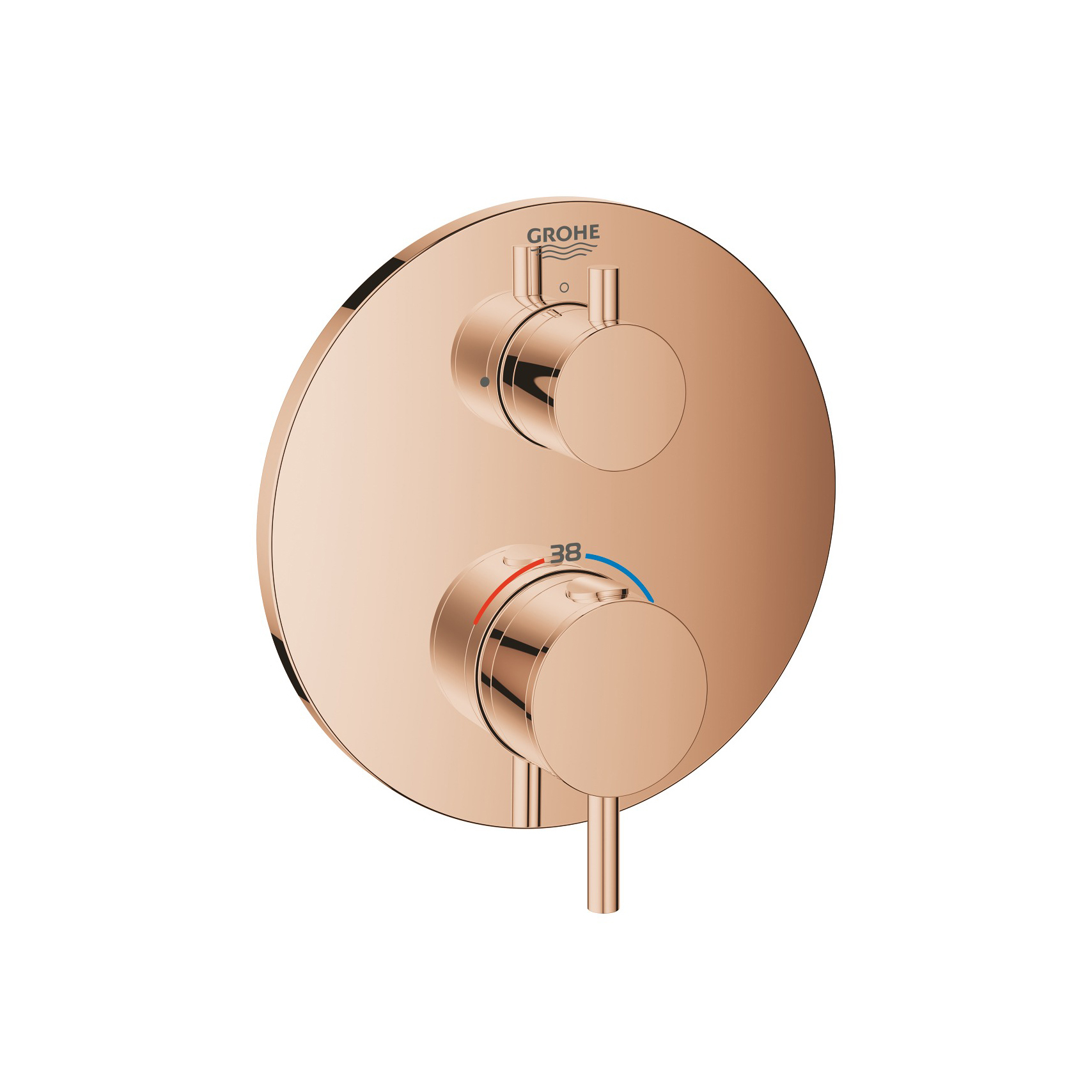 GROHE｜Atrio埋壁式定溫龍頭淋浴組（玫瑰金）24134DA3 27057DA0 27226DA1 35600000