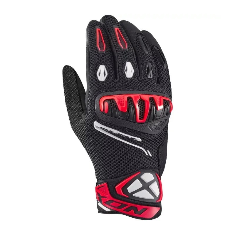 IXON MIRAGE AIRFLOW 黑紅 夏季透氣防摔短手套