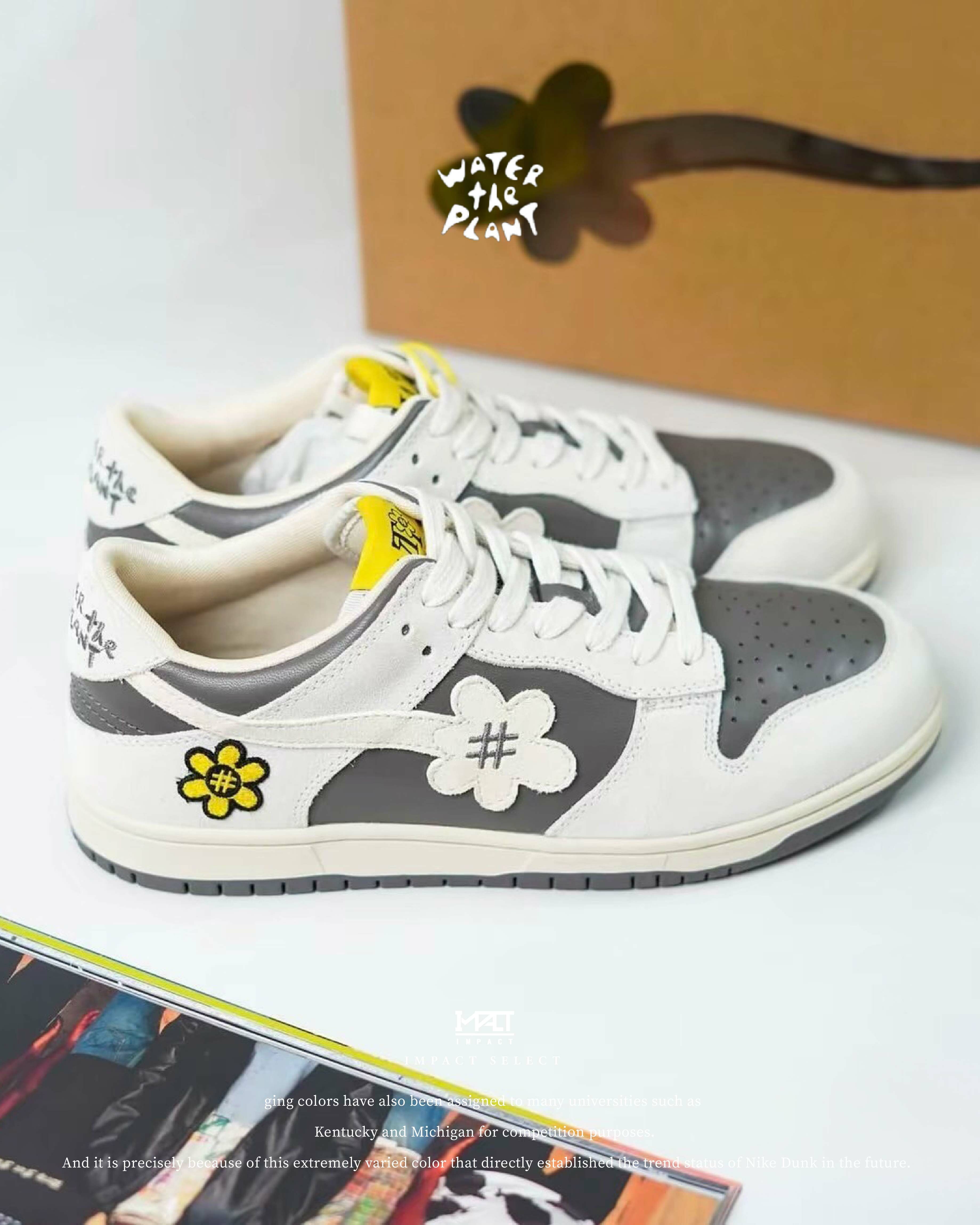 Water The Plant 日本潮流品牌 WTP 白灰 反轉灰白 麂皮