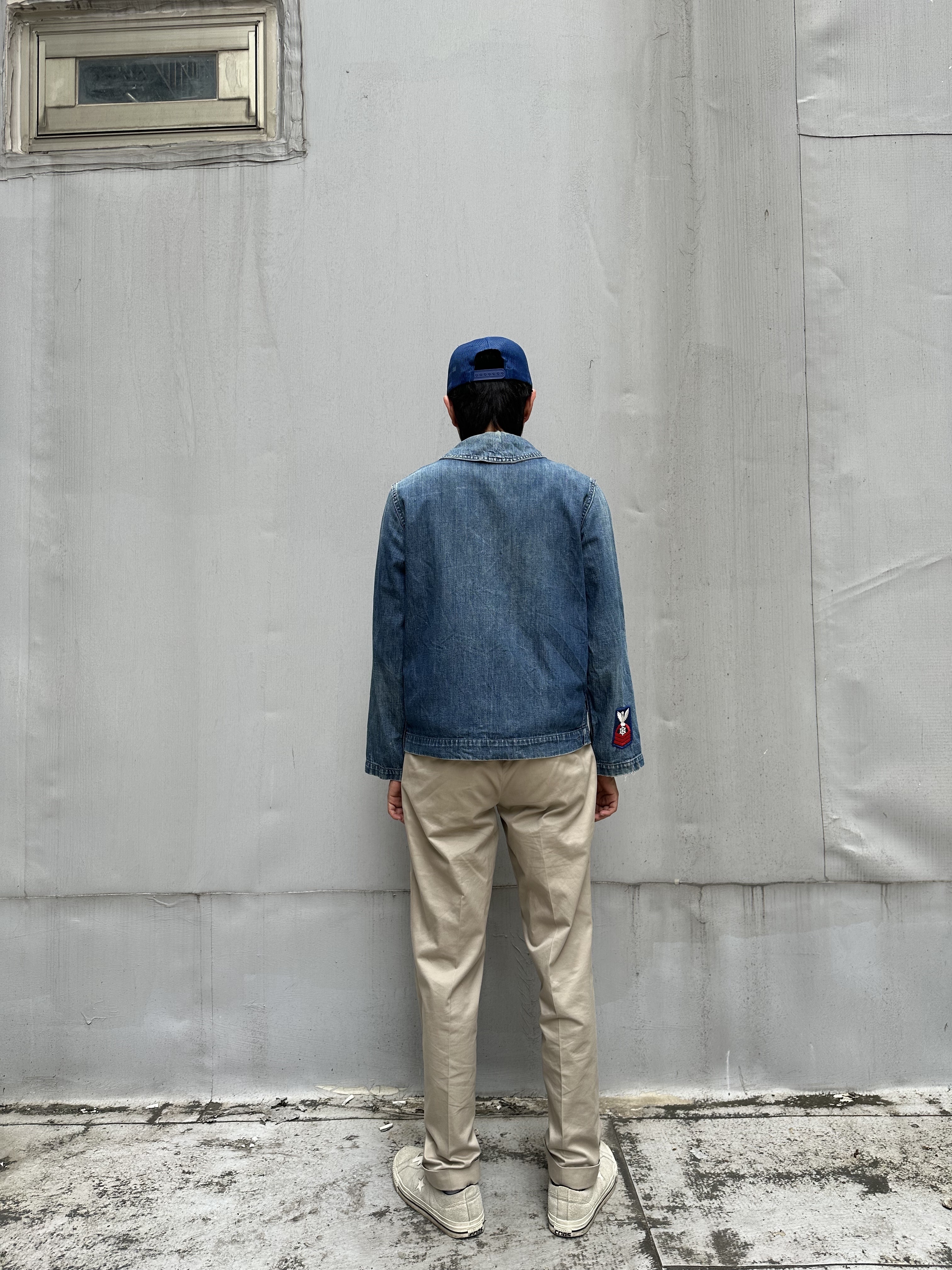 Special!! 40s WWⅡ U.S. NAVY Shawl Collar Denim Jacket