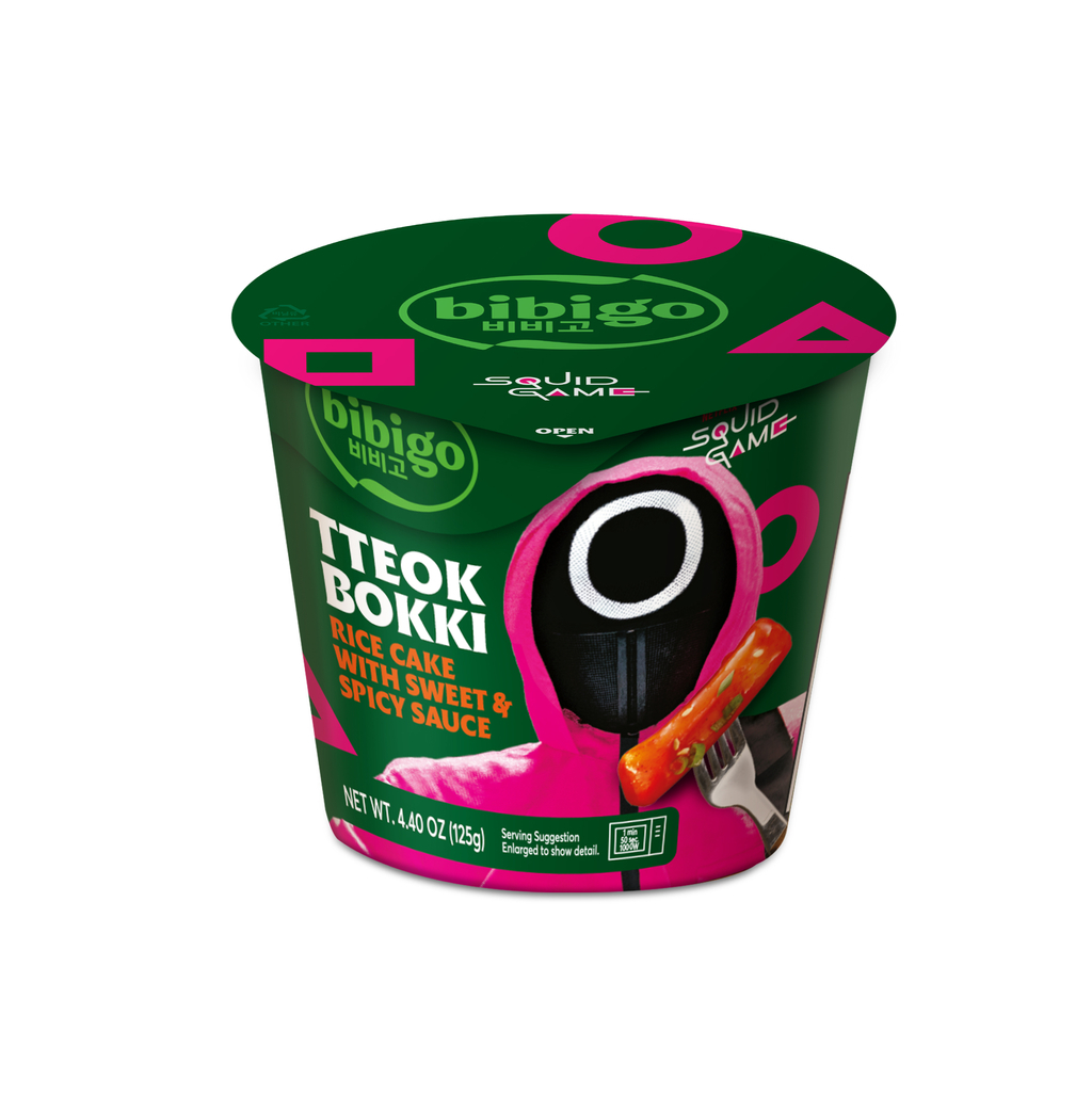 韓國CJ 魷魚遊戲版年糕杯 125g 甜辣 / 起司 / 辛辣