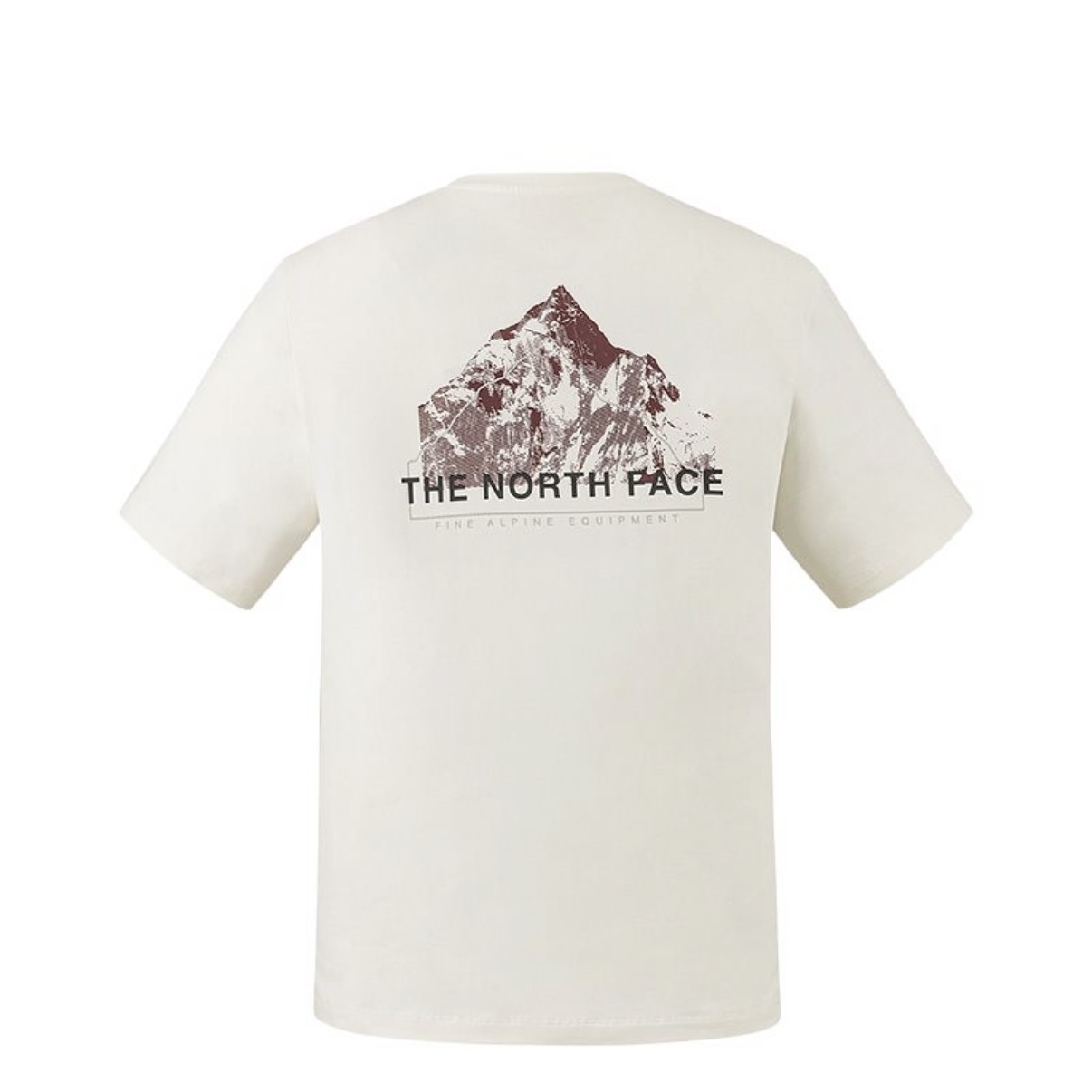 -(E13b04)-THE NORTH FACE TNF M HIKE SS TEE GRAPHIC 山丘 短Ｔ男版-NF0A8D7E 白色(QLI)