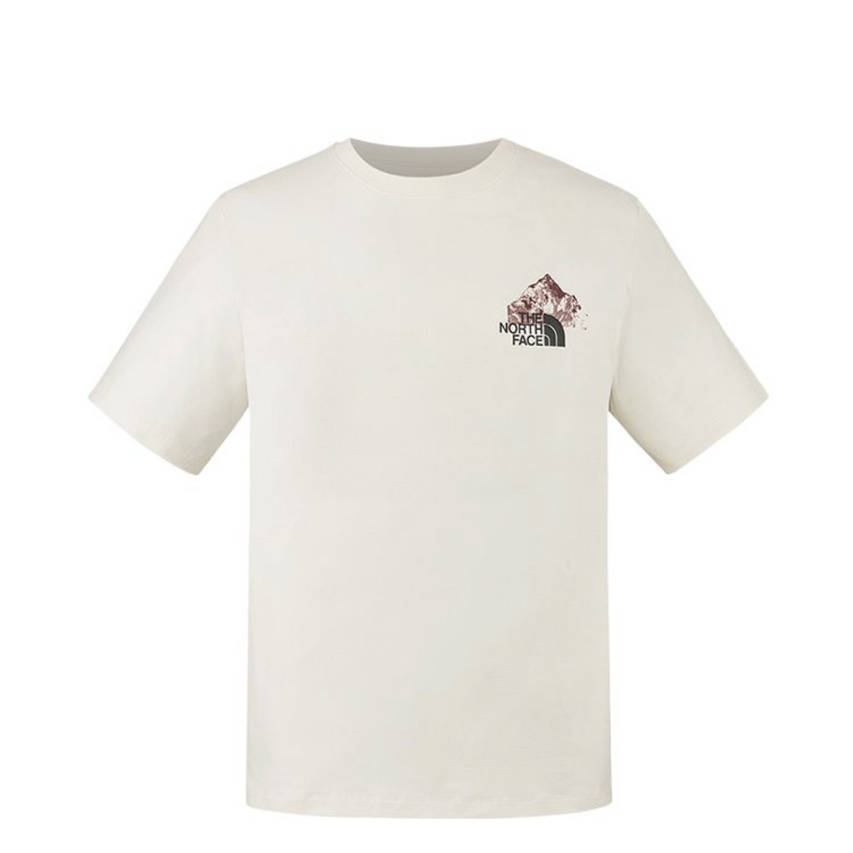 -(E13b04)-THE NORTH FACE TNF M HIKE SS TEE GRAPHIC 山丘 短Ｔ男版-NF0A8D7E 白色(QLI)