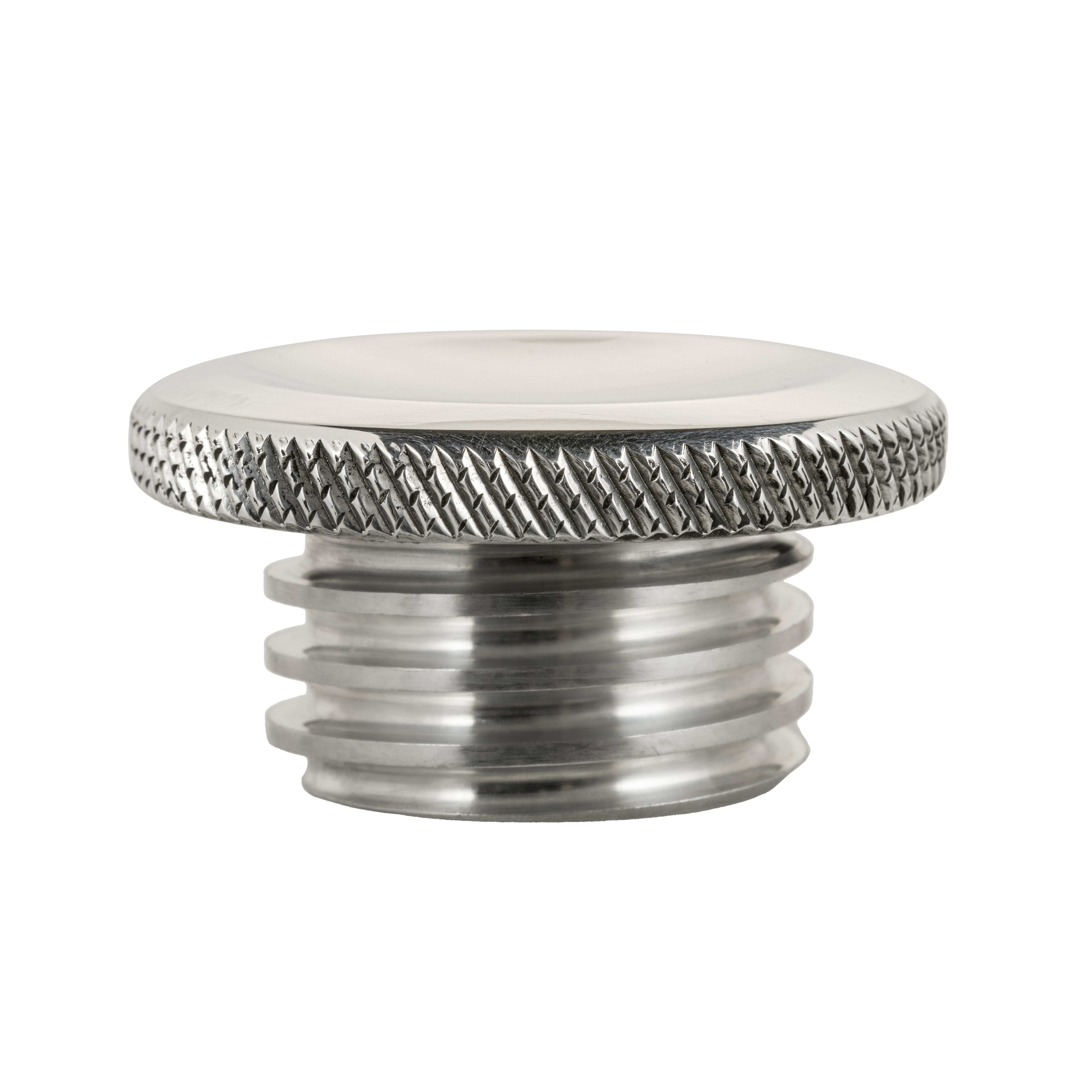 Motone 油箱蓋 扁碟 - 拋光銀