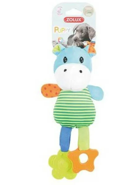 法國Zolux Puppy RIO系列 狗玩具 -磨牙毛絨河馬