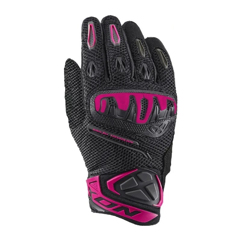 IXON MIRAGE AIRFLOW LADY 黑粉 夏季透氣防摔短手套 女版
