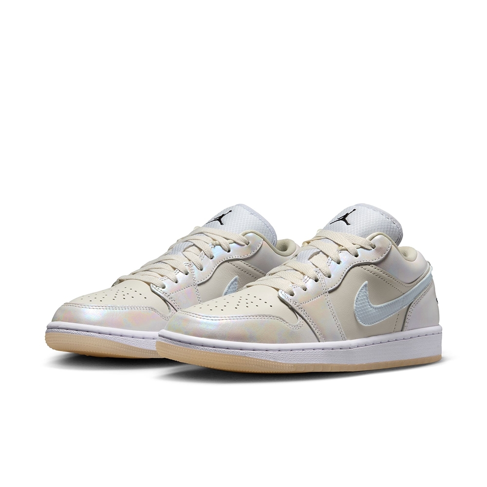 NIKE W AIR JORDAN 1 LOW SE 'Year Of The Snake' 白 女鞋 虹彩 皮革 蛇年限定 休閒鞋 HF4080-001