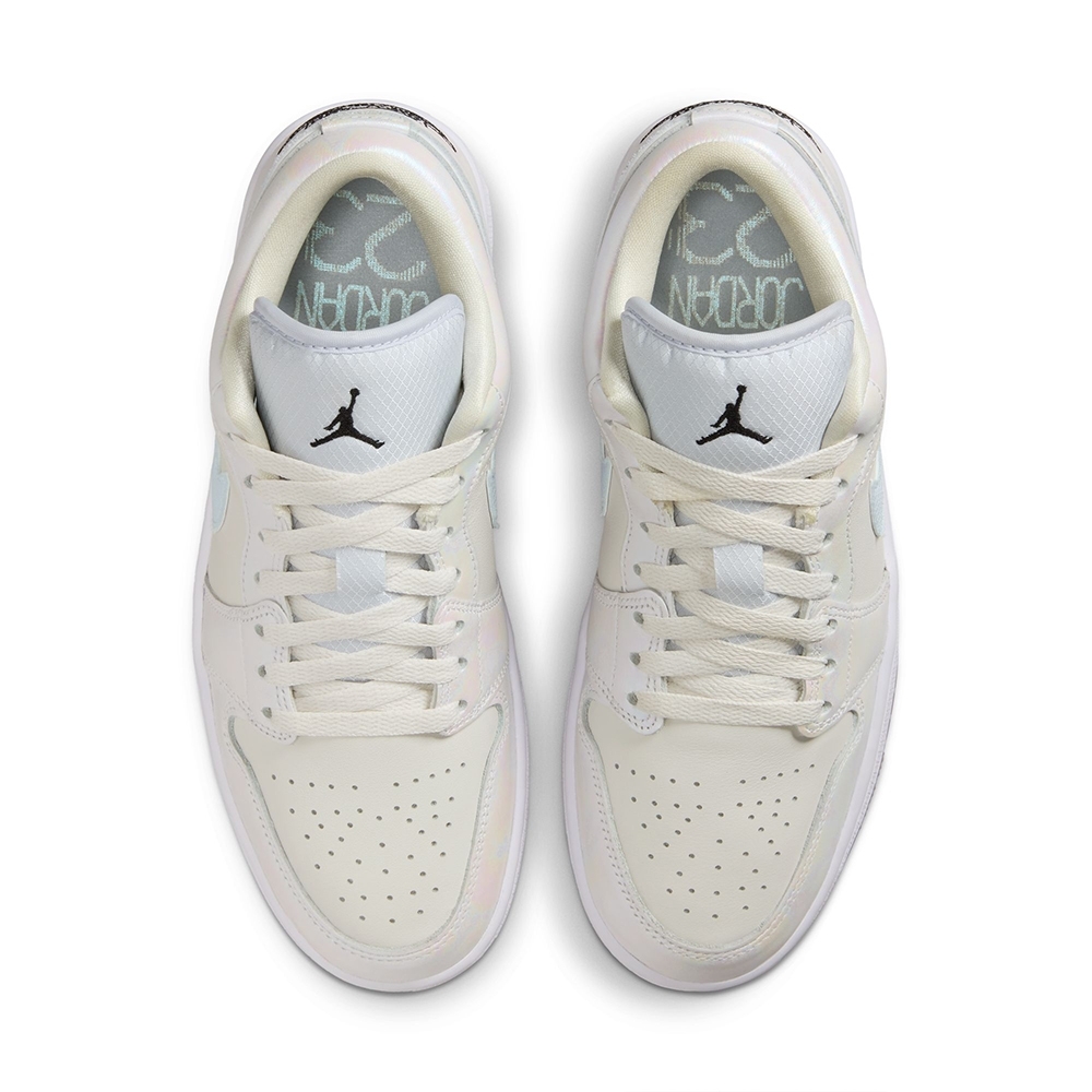 NIKE W AIR JORDAN 1 LOW SE 'Year Of The Snake' 白 女鞋 虹彩 皮革 蛇年限定 休閒鞋 HF4080-001