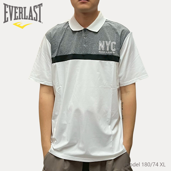 EVERLAST 短T 白灰黑 NYC POLO衫 吸排 短袖 男 4221136000