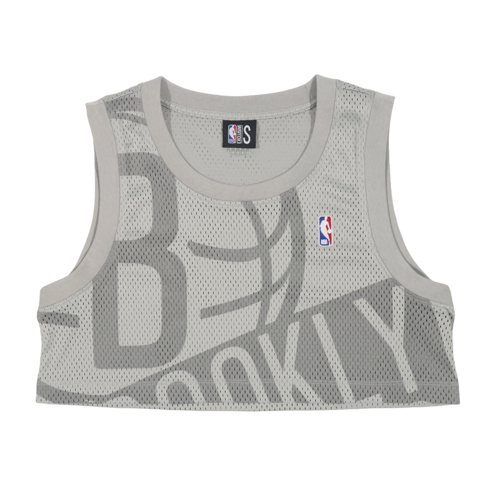 【NBA】女款網布背心_BKN-中灰