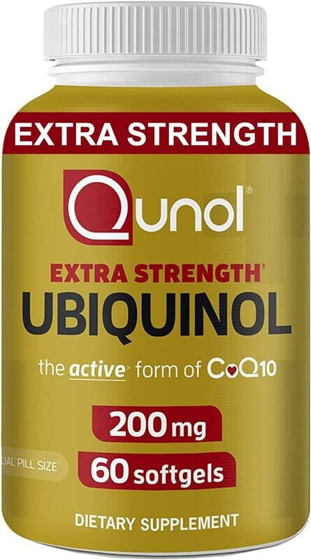 [現貨] Qunol 天然還原型 泛醇輔酶 Ubiquinol 200毫克 60粒
