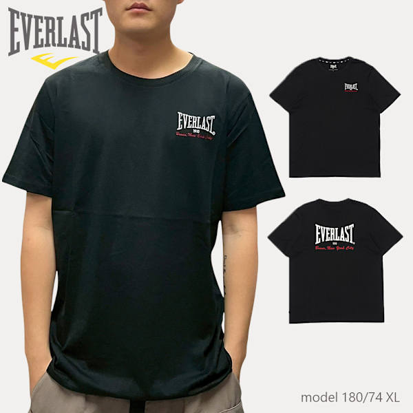 EVERLAST 短T 黑色 LOGO 基本款 棉質 短袖 中性 4225100120