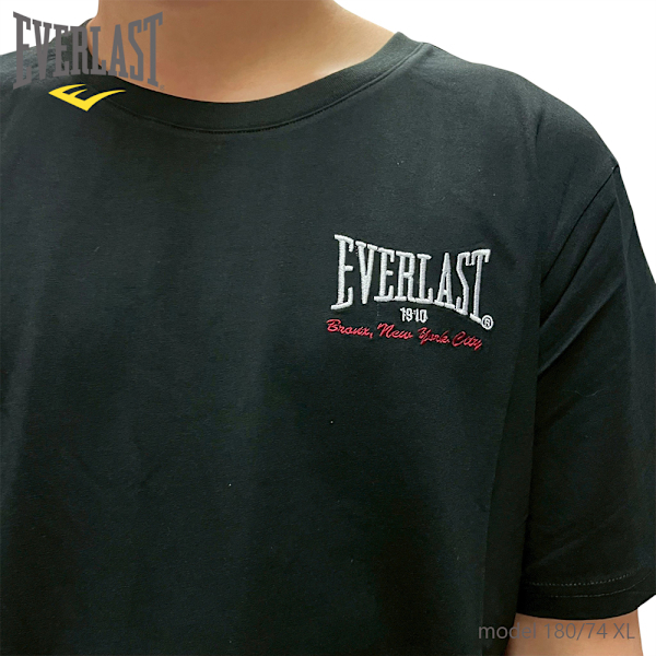 EVERLAST 短T 黑色 LOGO 基本款 棉質 短袖 中性 4225100120