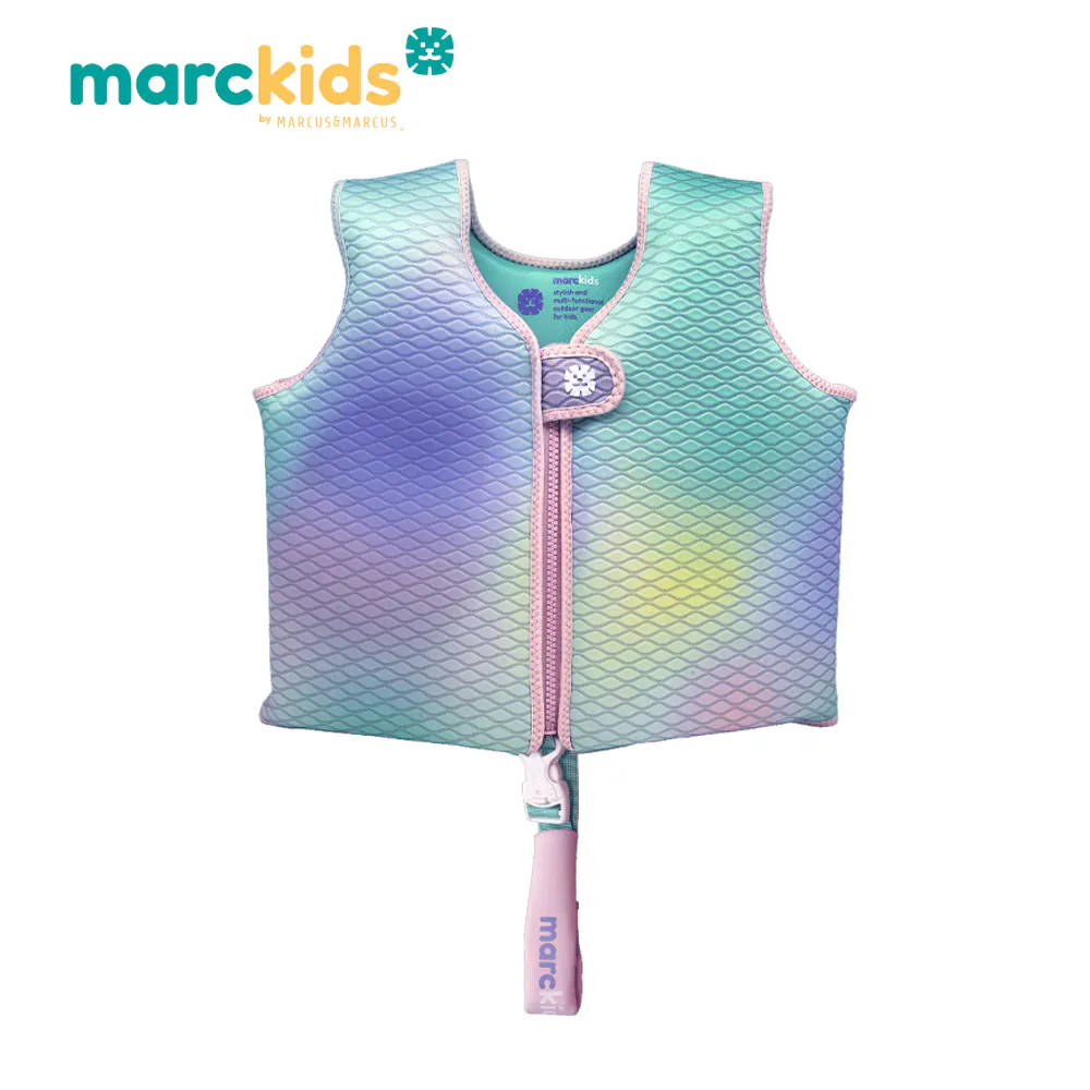 Marcus&Marcus-Marckids 兒童游泳浮力背心-幻彩(L:19~30kg/3~6歲)