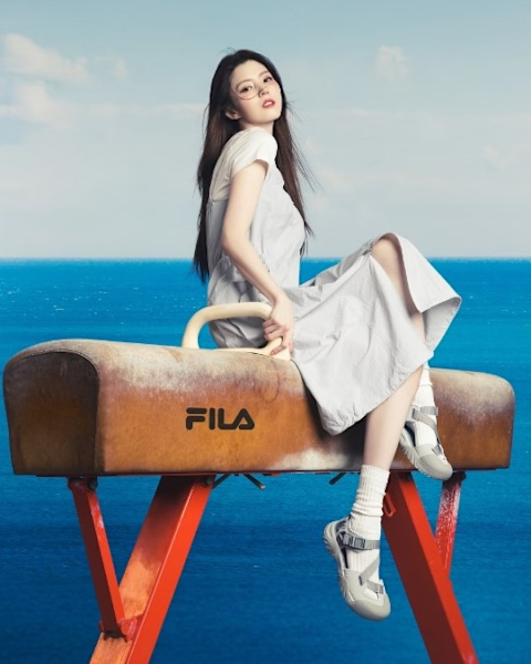 FILA 涼鞋 PEITO 灰 芭蕾風 護趾 運動涼鞋 4S137Z050