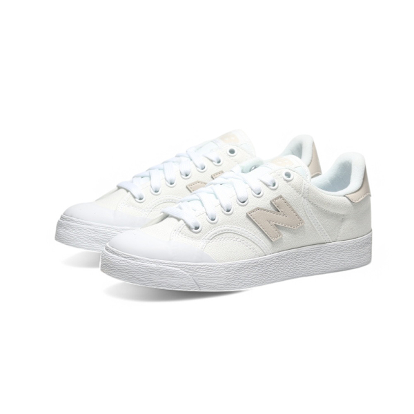 NEW BALANCE 休閒鞋 NB 100 白 奶茶 復古 小白鞋 帆布鞋 男女 BB100CGN