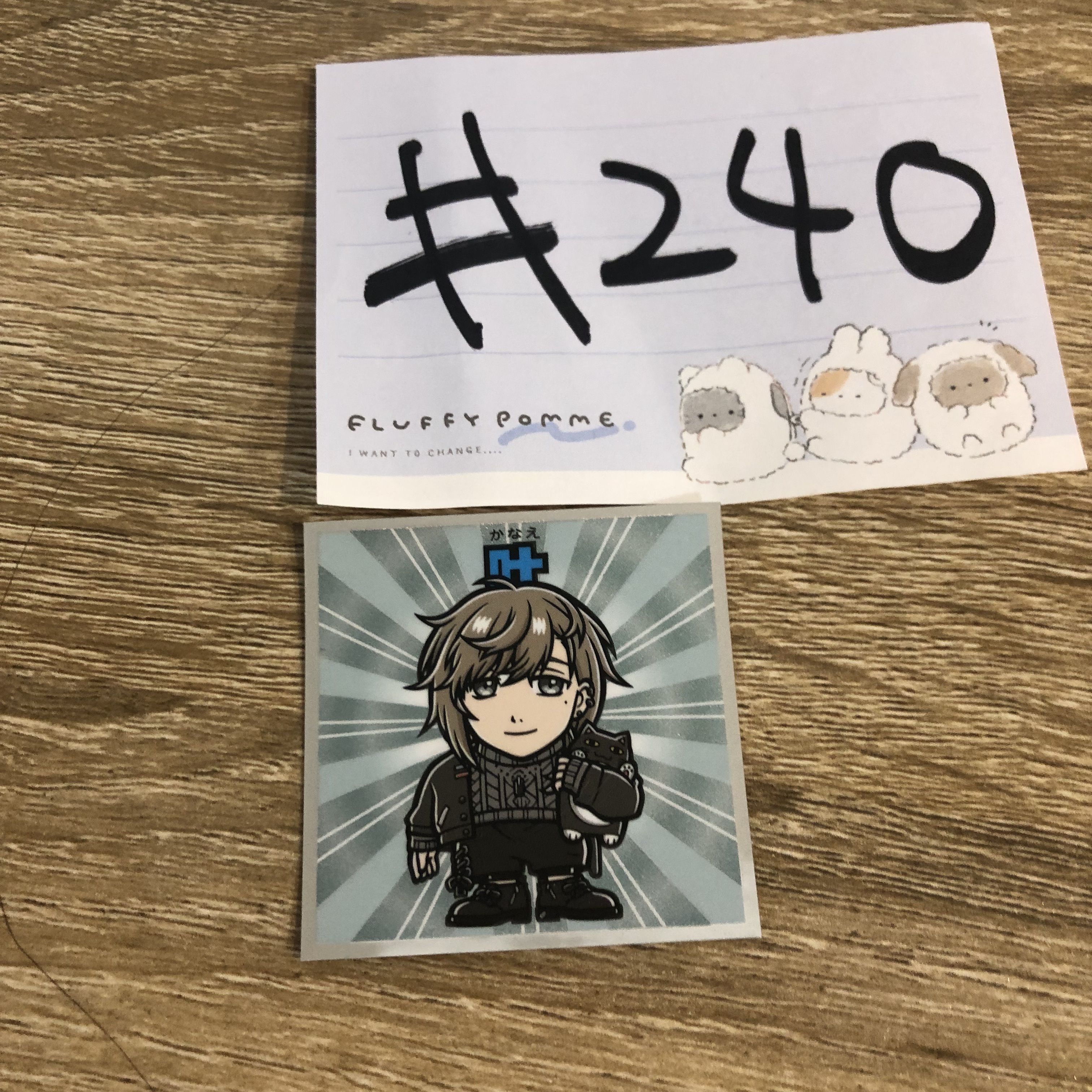 彩虹社 叶  貼紙 #240