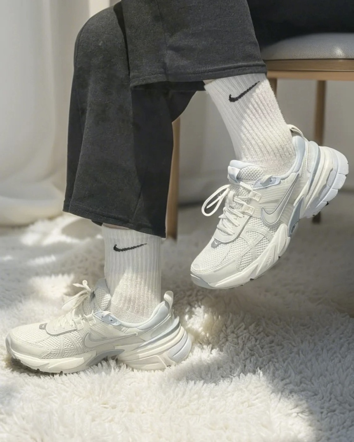 Nike V2K Runtekk White Blue 寶寶藍 奶油底 FD0736-009