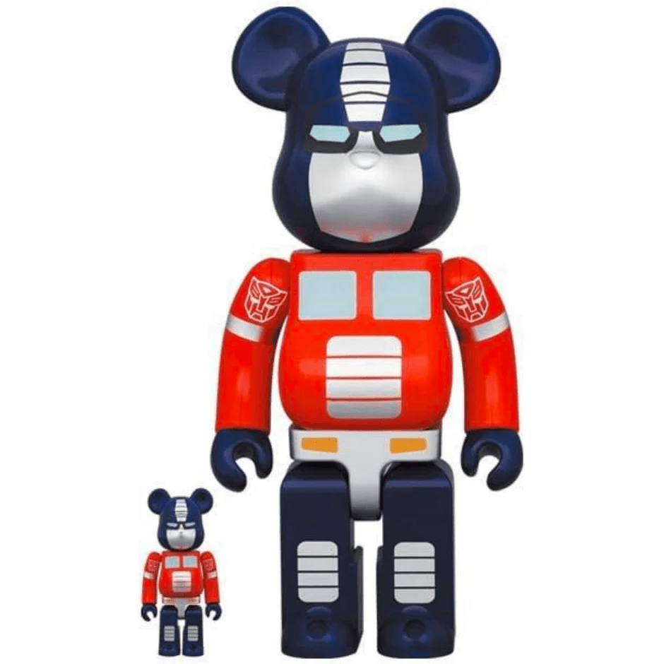 TRANSFORMERS OPTIMUS PRIME 100％ & 400％ BE@RBRICK