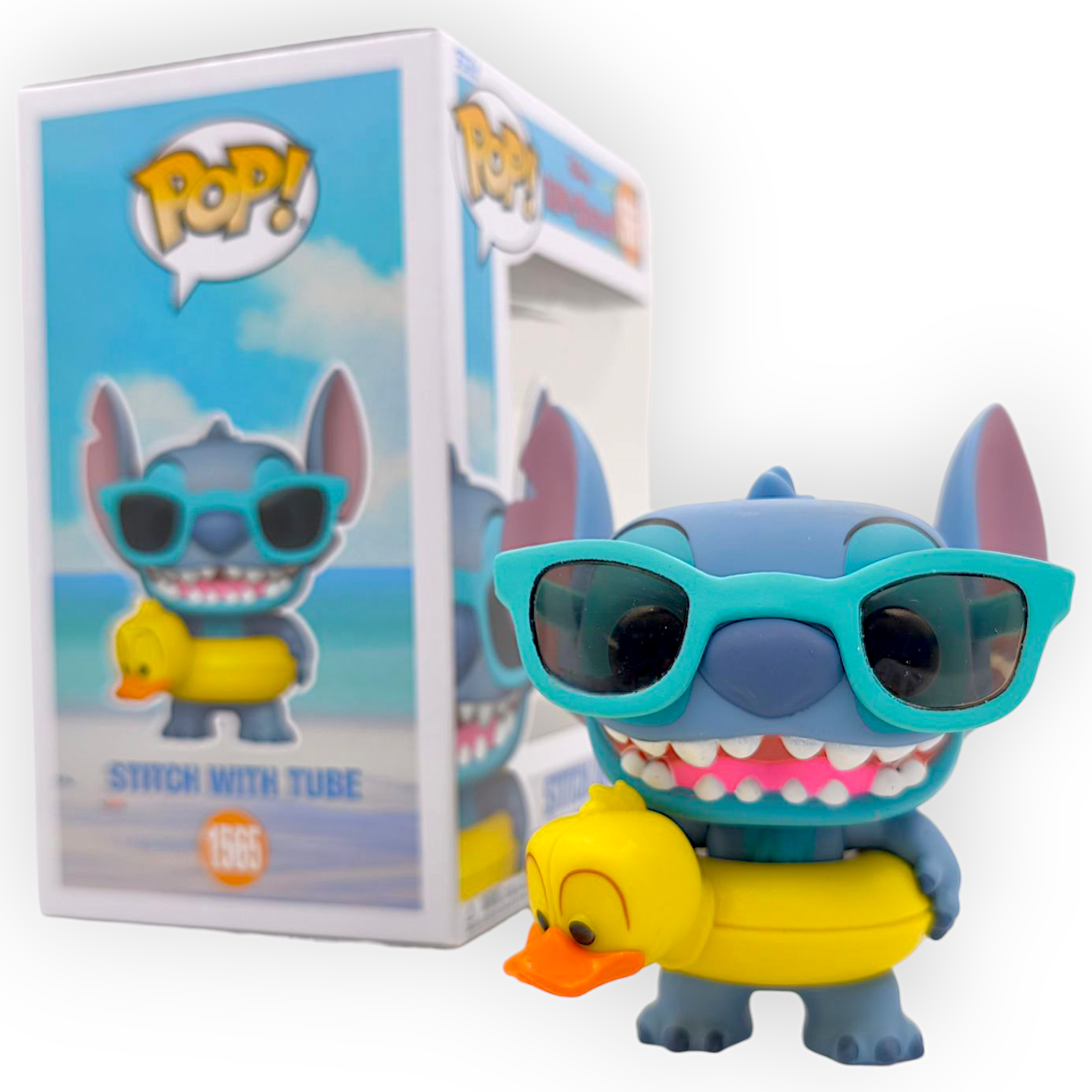 FUNKO POP<扮嘢小魔星>史迪仔_鴨仔水泡-No.1565