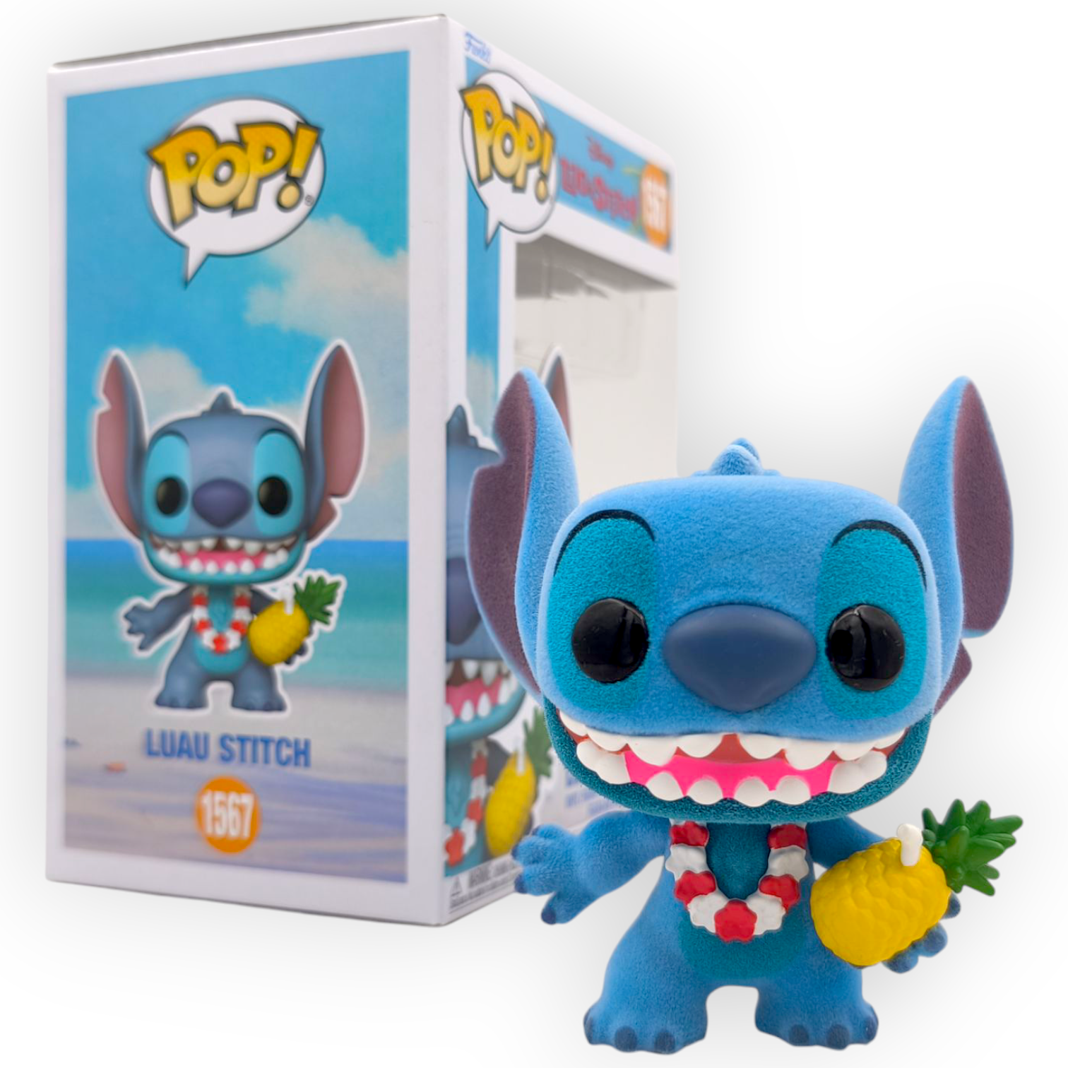 FUNKO POP<扮嘢小魔星>史迪仔_夏威夷野餐(絨毛版)-No.1567