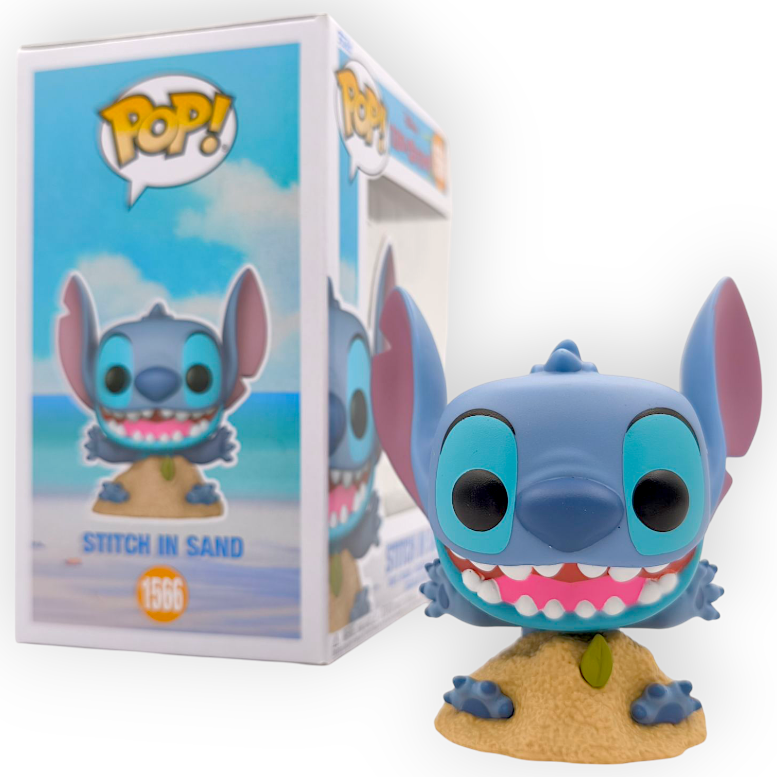 FUNKO POP<扮嘢小魔星>>史迪仔_玩沙-No.1566