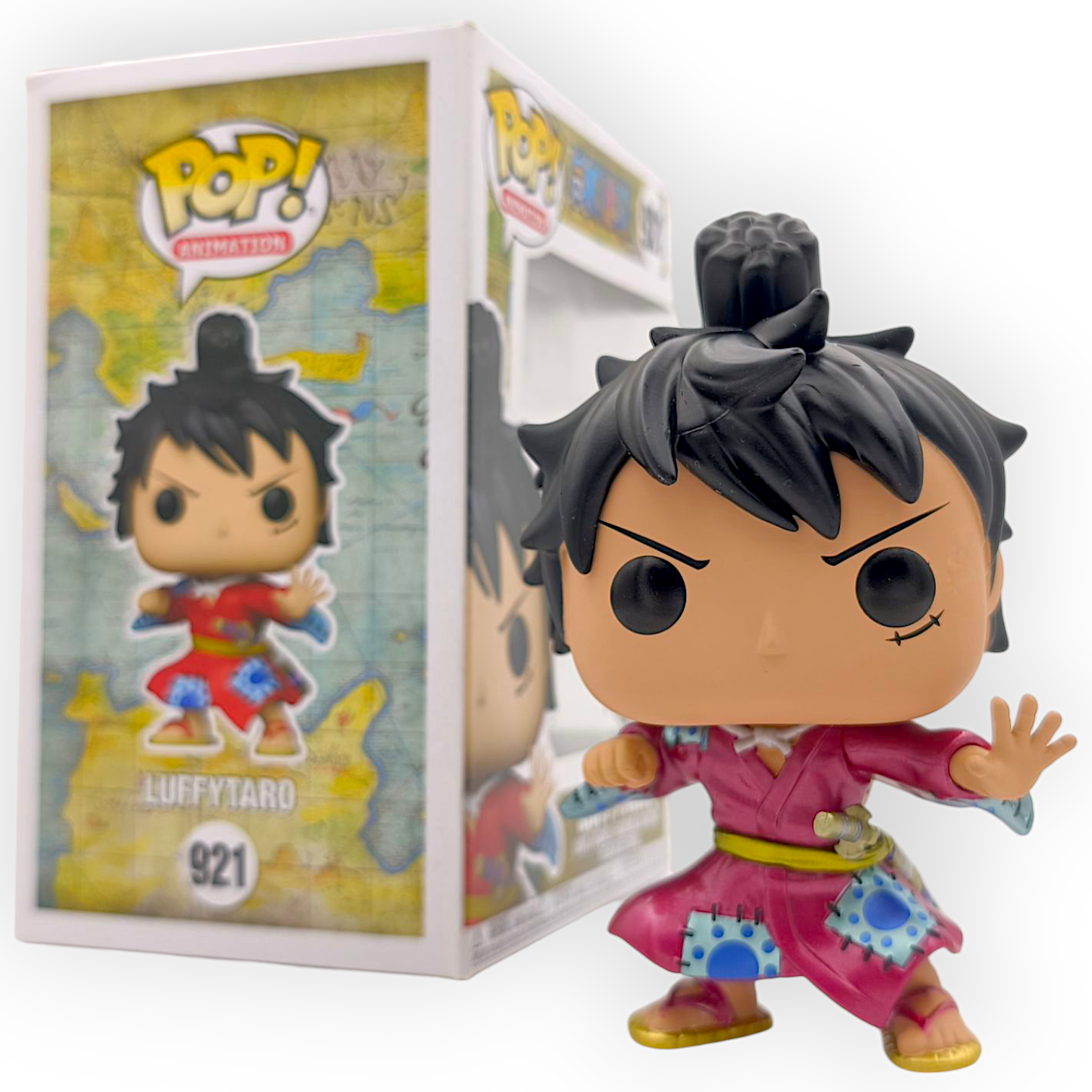 FUNKO POP <One Piece海賊王>路飛(和之國)金屬色-No.921